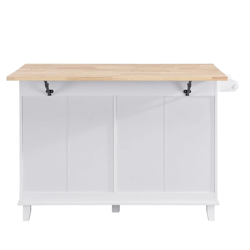 3-Piece Farmhouse Dining Set with Drop Leaf & 2 Chairs