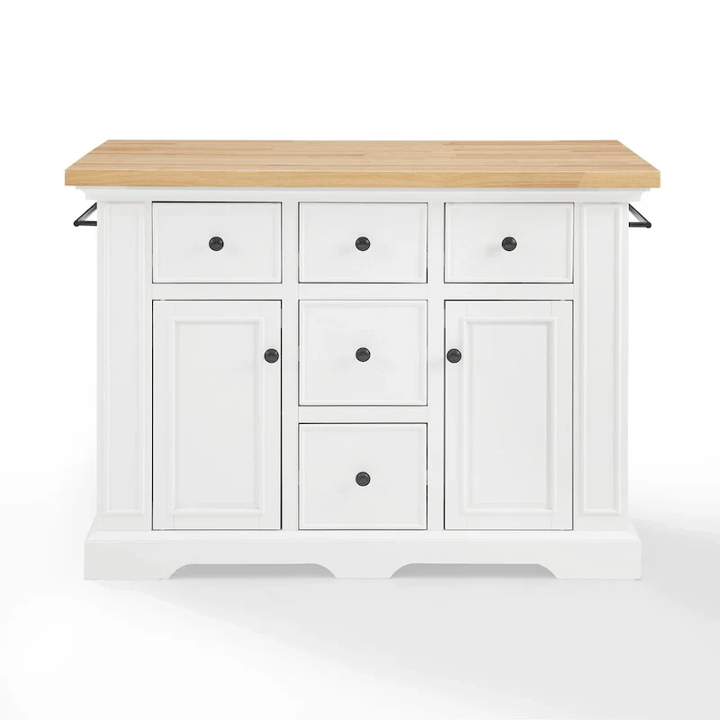 Crosley Julia Wood Top Kitchen Island - 50 W x32 D x 36 H