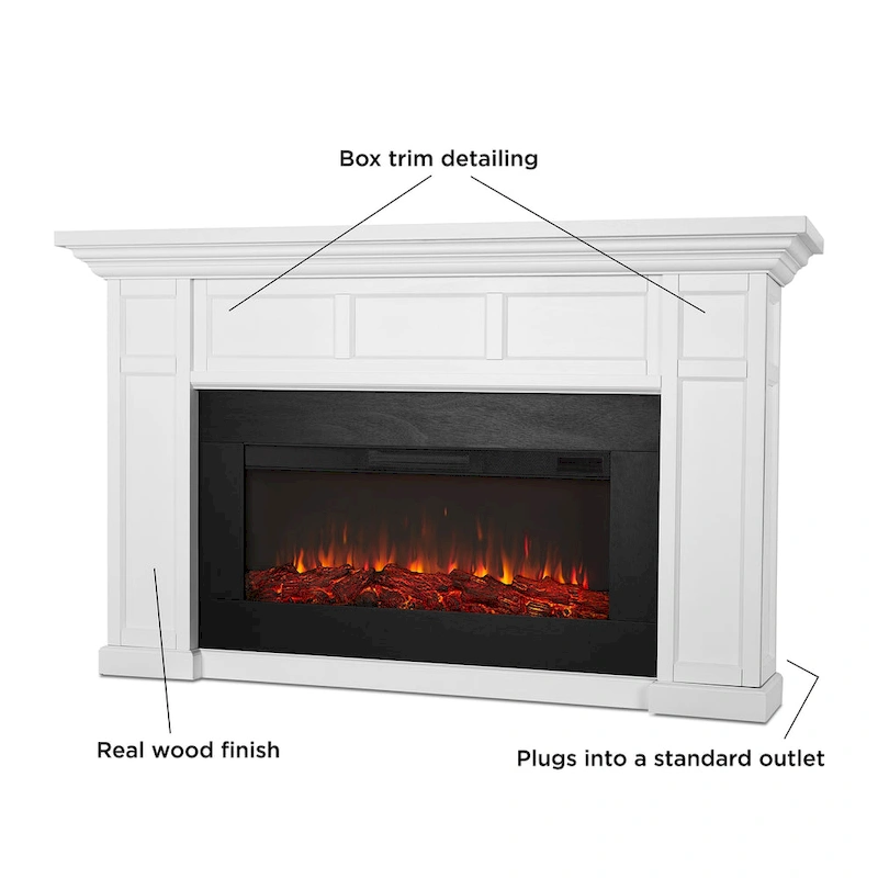 Alcott 75  Landscape Electric Fireplace by Real Flame