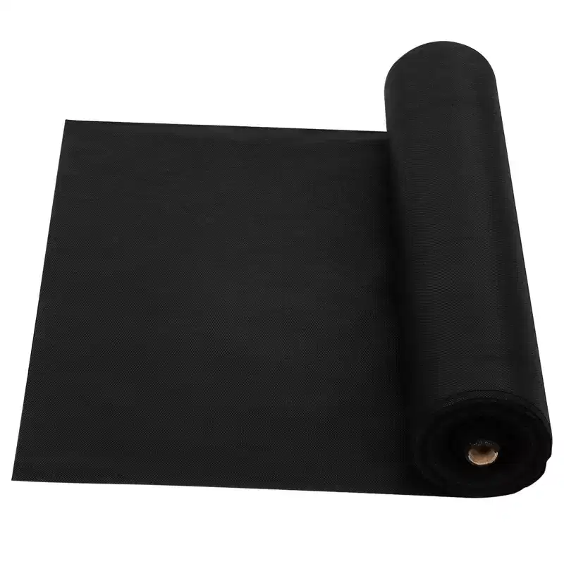 4ft x 100ft Landscape Fabric Weed Barrier, 1.8oz Premium Non-Woven Ground Cover Mat for Easy Setup, Superior Weed & Erosion Control
