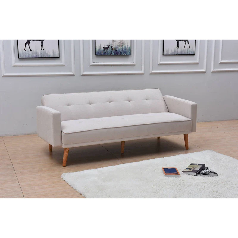 Modern Adjustable 3-position Sleeper Sofa Futon