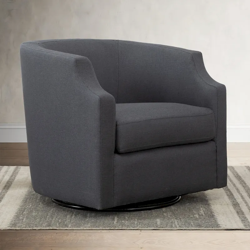 Swivel Glider Barrel Chair