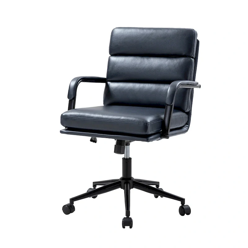 Modern Task Faux Leather Chair with Tilt Lock and Center Tilt by