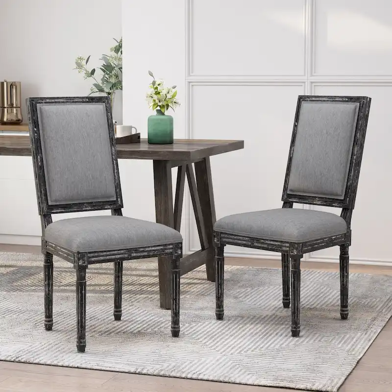 Regina Wood Upholstered Dining Chair by Christopher Knight Home