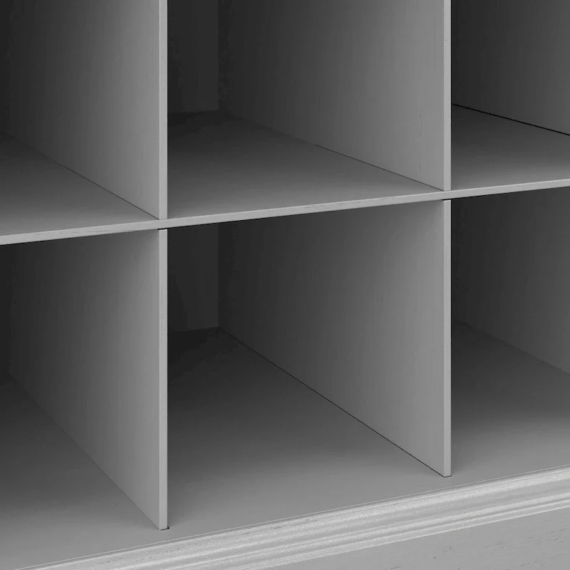 Woodland 40W Hall Tree and Shoe Bench with Shelves by Bush Furniture