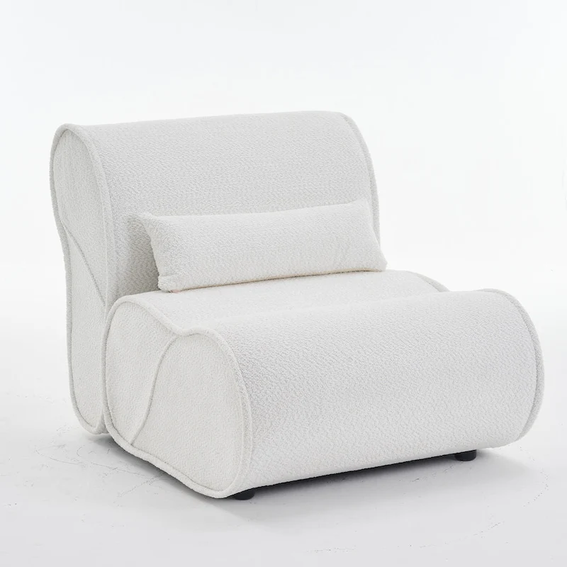GDFStudio - Amelia Timeless Fabric Recliner with Ergonomic Design and Matching Pillows