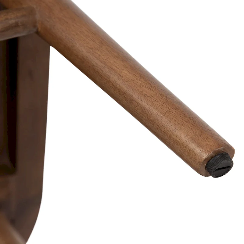 Kate and Laurel Conan Oval Wood Coffee Table