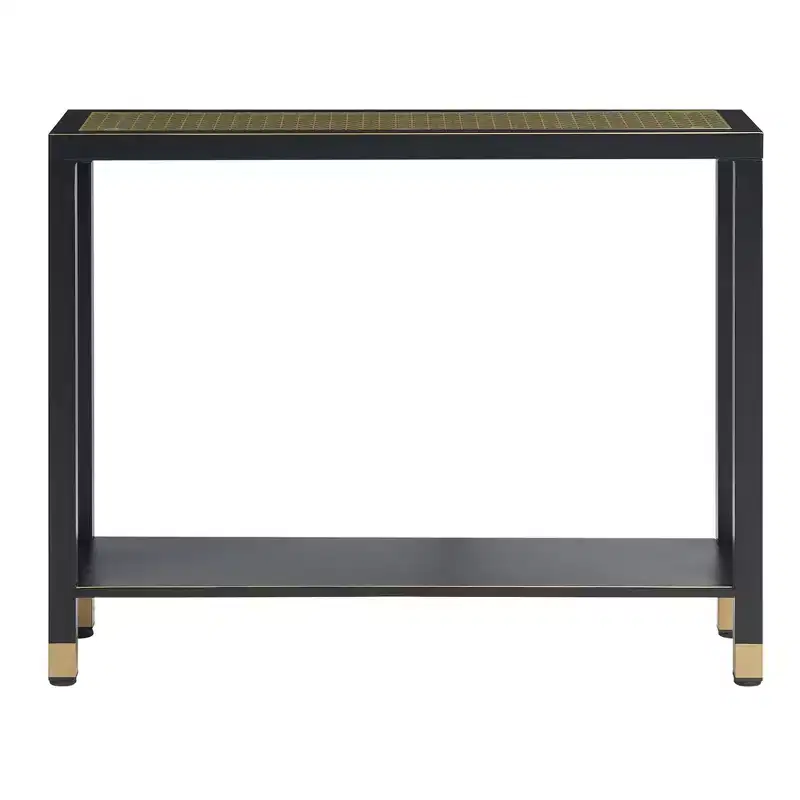 Probe Hues 41Console Table with Narrow Shelf Storage for Small Spaces