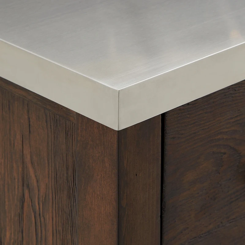 Tali Reclaimed Look Extendable Kitchen Island by iNSPIRE Q Classic