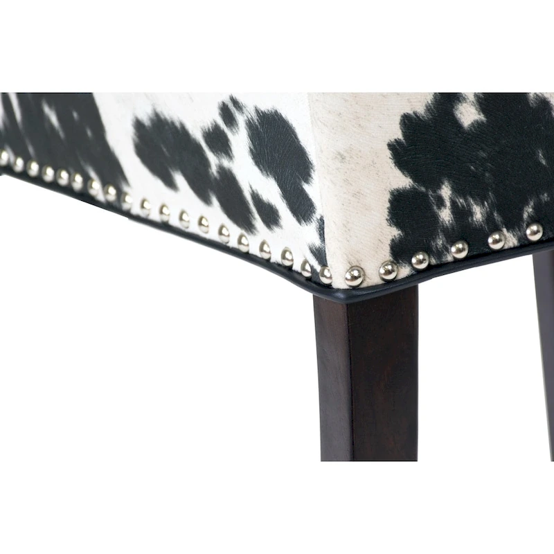 Sole Designs Rexford Wingback Leather Upholstered Nailhead Dining Chairs Set Of 2 - n/a