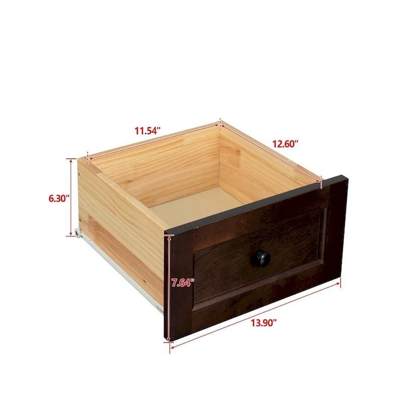 Wooden Buffet Cabinet with Drawers – 47