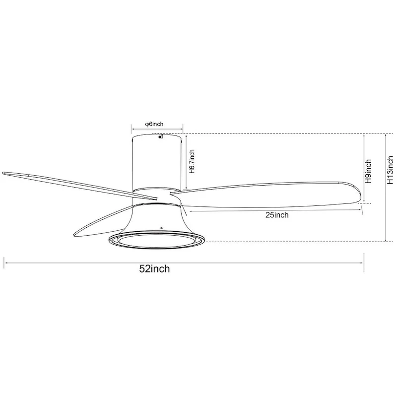 Lucci Air Flusso 52  Light with Remote Ceiling Fan