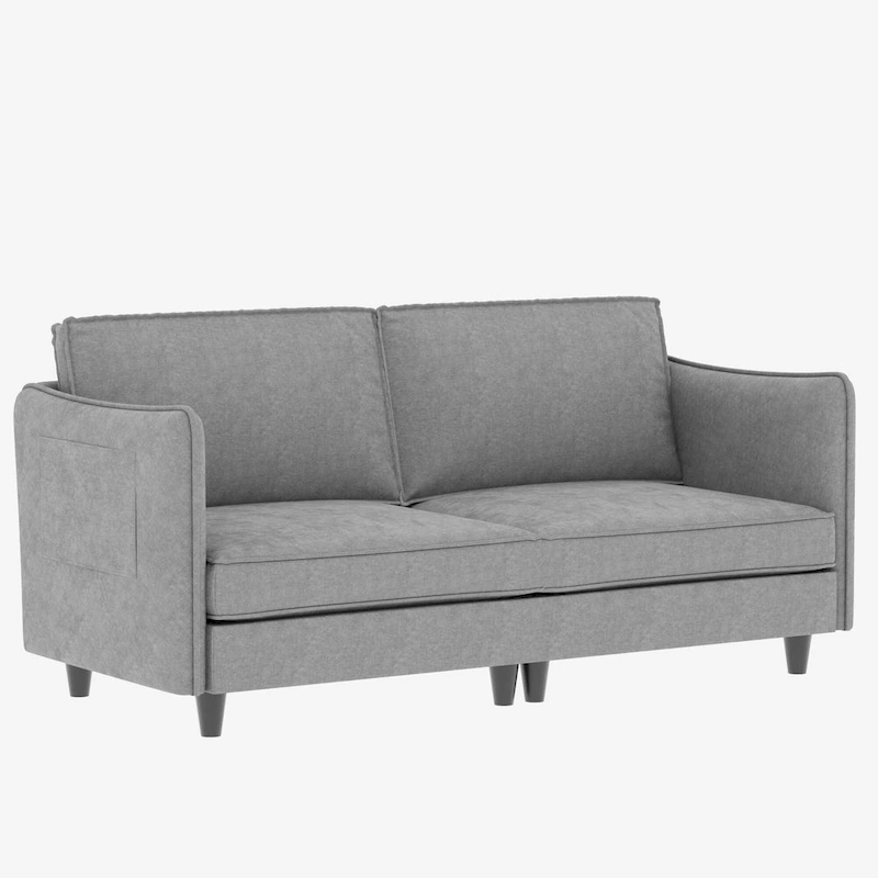 Christopher Knight Home - Hadley 74.27 Loveseat Sofa with Mid-Century Modern Design
