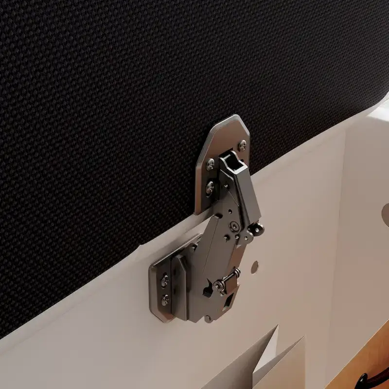 LED Queen/King Bed Frame with Tufted Headboard Bedroom Furniture