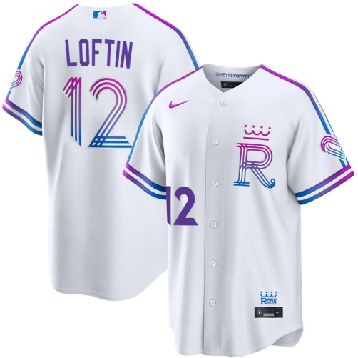 Nick Loftin Kansas City Royals White 2026 City Connect Jersey
