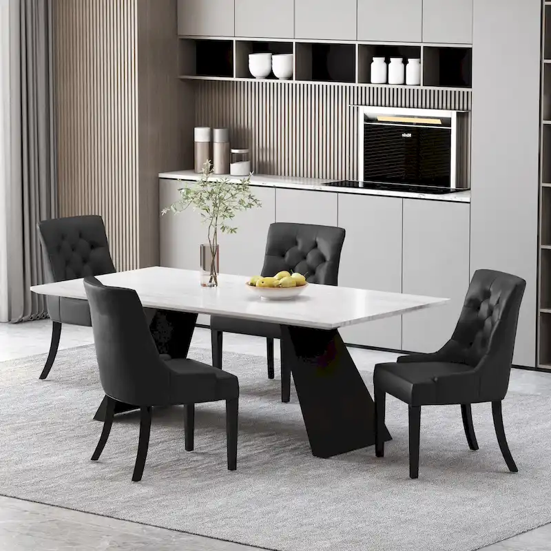 Cheney Tufted Dining Chairs (Set of 4) by