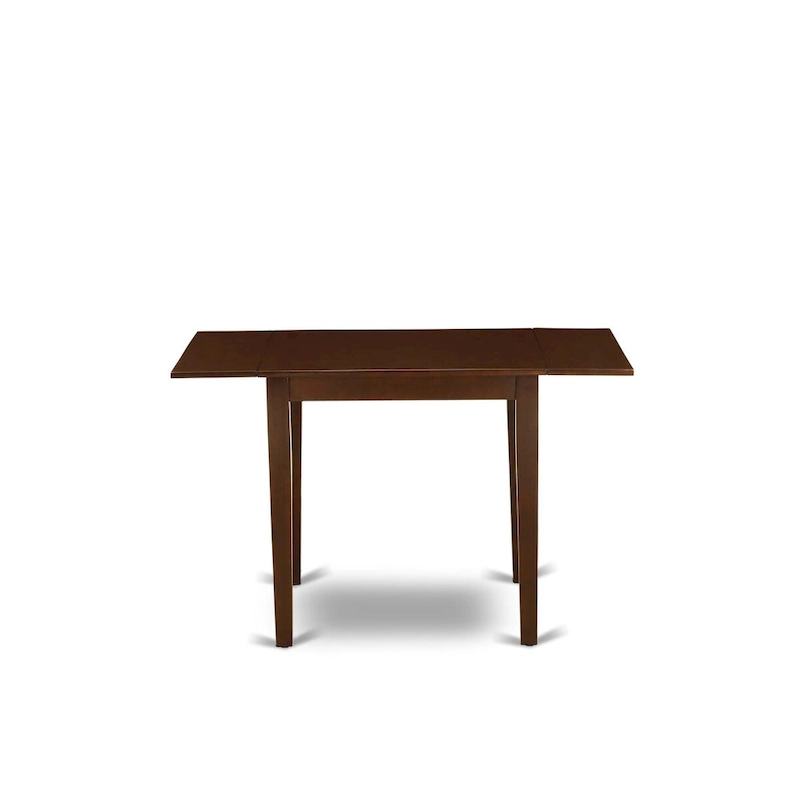 East West Furniture Kitchen Table Set Consists of a Rectangle Dining Table and Parson Chairs, Mahogany (Pieces Options)