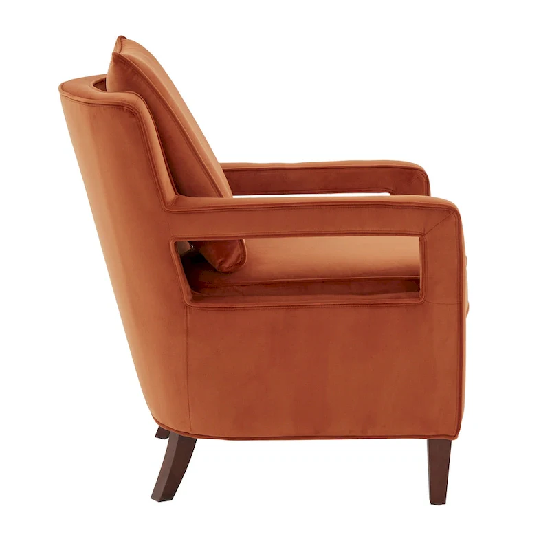 Quinn Velvet Accent Arm Chair by