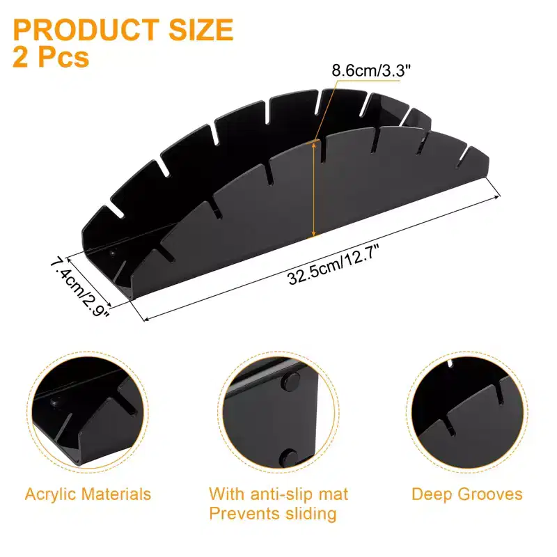 Unique Bargains No Installation Required Acrylic Hat Organizer Display Stand