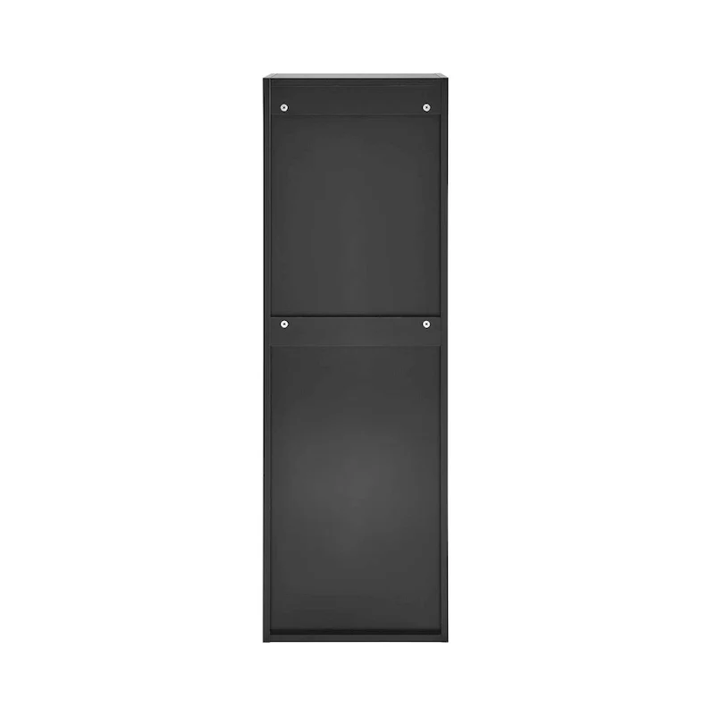 Annecy 15  W x 46  H x 12  D Linen Cabinet in Phantom Black
