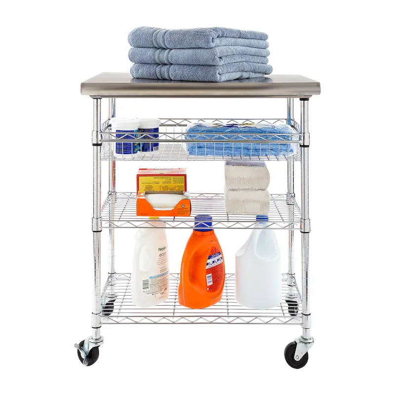 Stainless-Steel Utility Cart NSF, 30 W x 20 D x 36 H - N/A