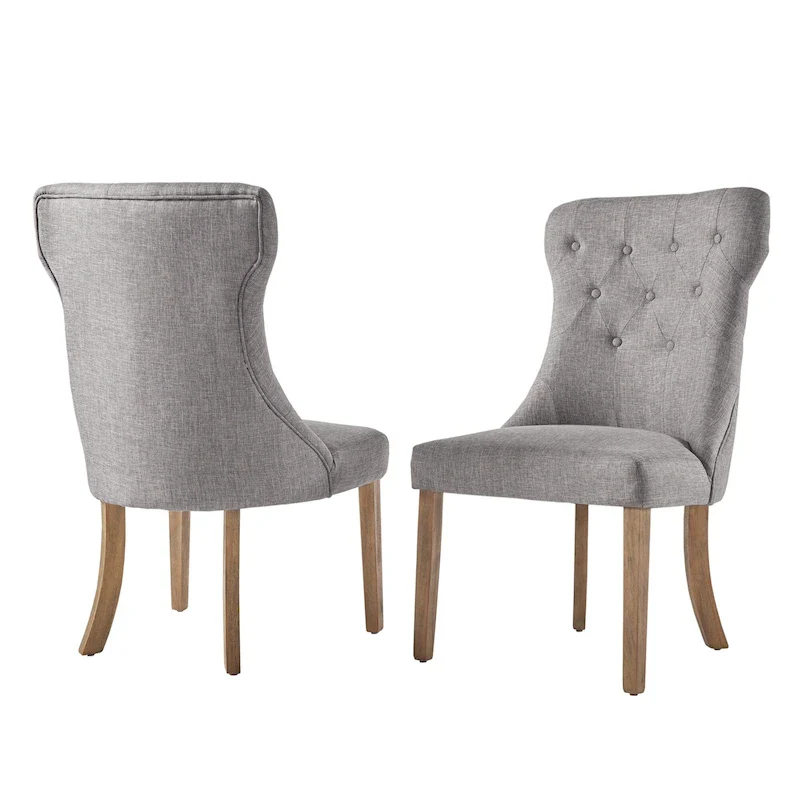 Voyager Button-tufted Dining Chairs (Set of 2) by iNSPIRE Q Artisan