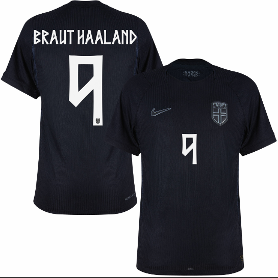 Norway Aero-Fit Match Away Braut Haaland 9 Jersey 2026-2027