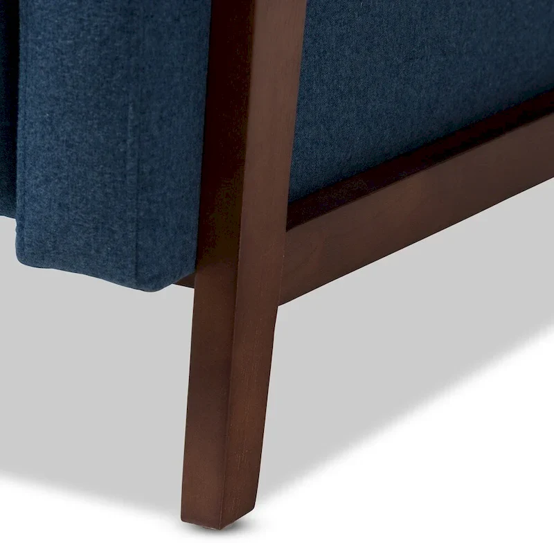 Mid-century Fabric Recliner by Baxton Studio