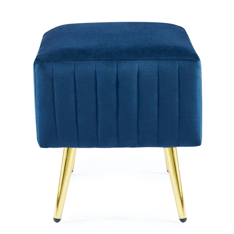 CO-Z 24-inch Modern Upholstered Entryway Bench with Velvet Seat