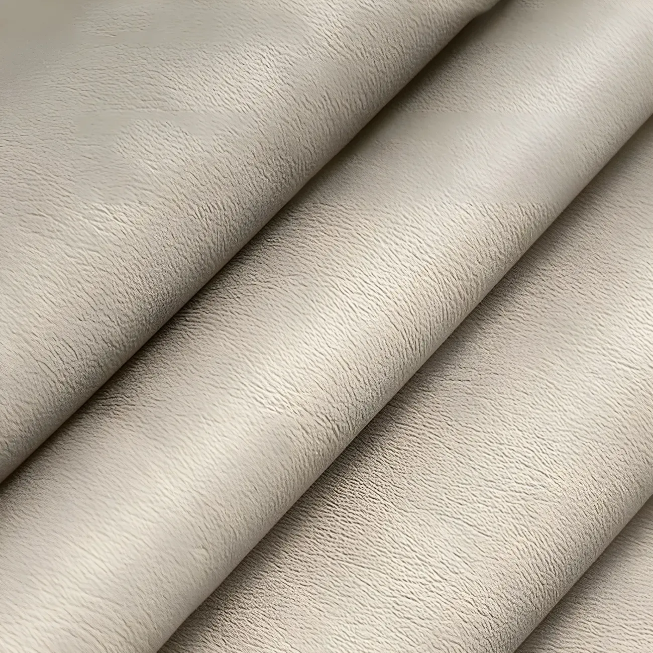 Modern Faux Leather 3 Drawers Nightstand with Stone Top