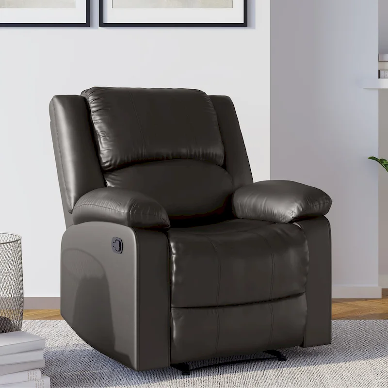Relax A Lounger  Faux Leather Manual Recliner