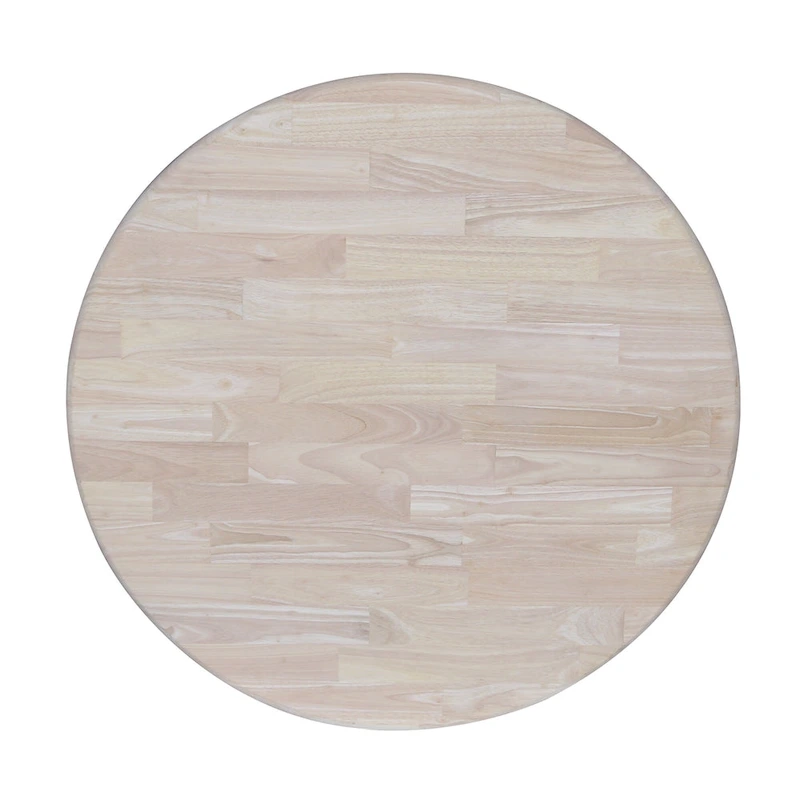 36 Round Top Pedestal Dining Table - Unfinished