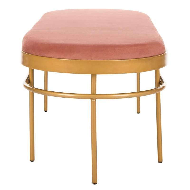 SAFAVIEH Omie Oval Bench - 63  x 22  x 20  - 63Wx22Dx20H