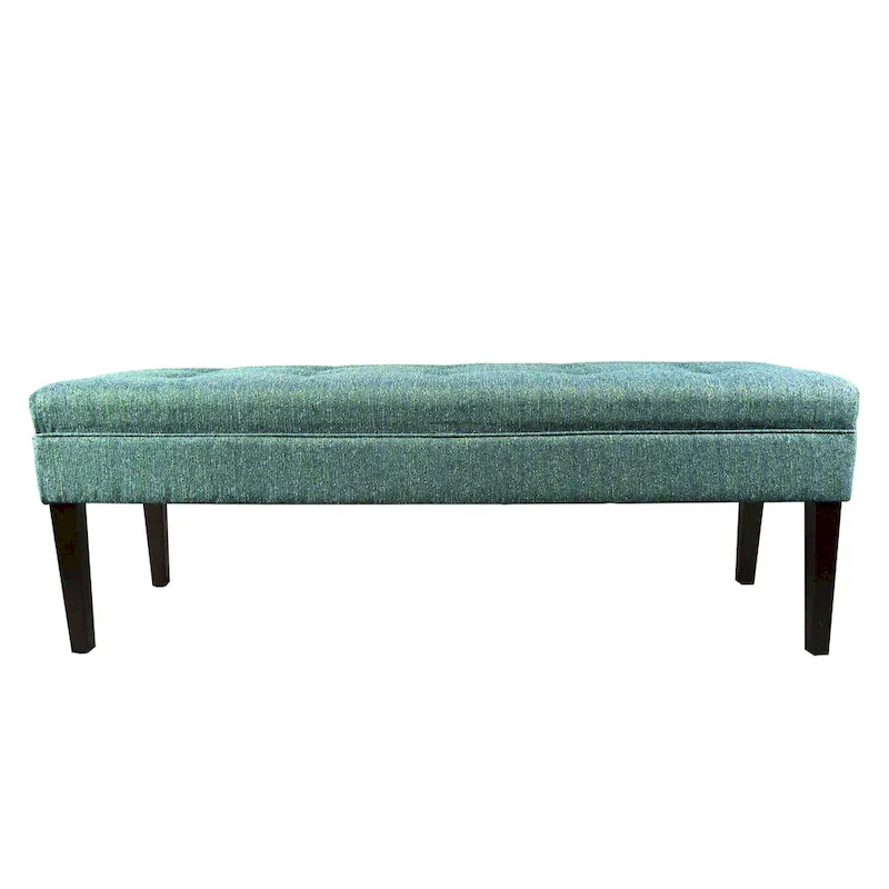 Button Tufted Upholstered Bench - 55 Long - Multiple Colors