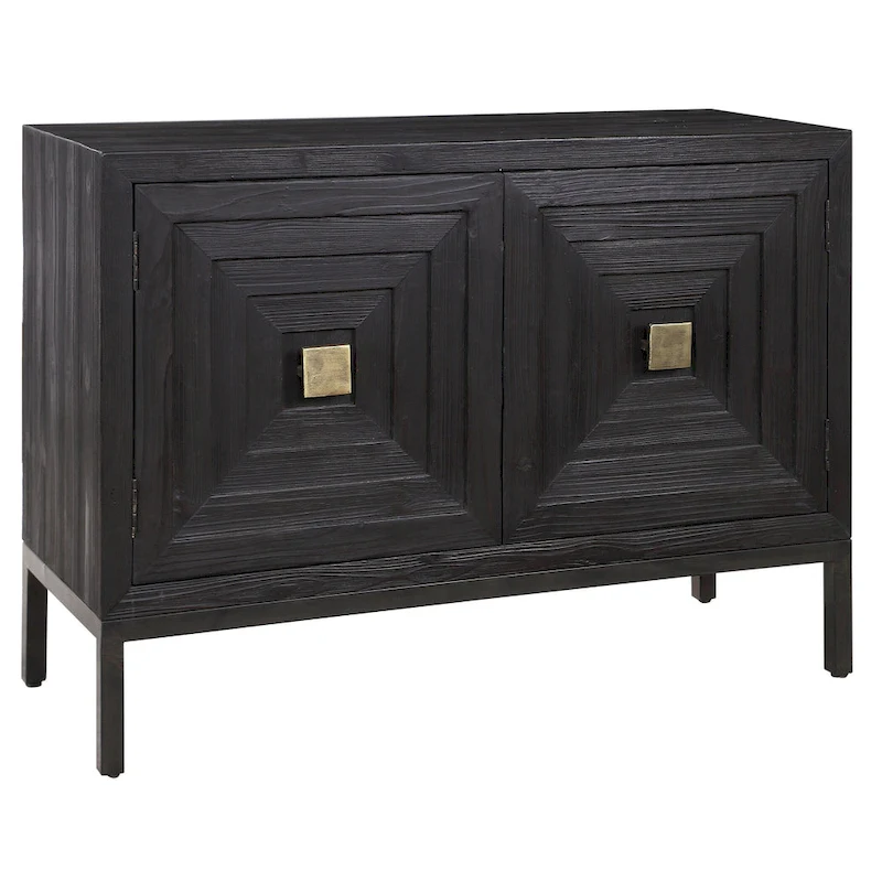 Uttermost Aiken Dark Walnut 2-door Cabinet