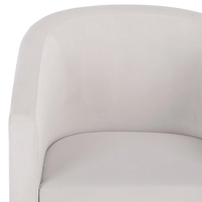 SAFAVIEH Theodosia Barrel Back Accent Chair (Fully Assembled) - W24 x D24 x H30 - 24Wx24Dx30H