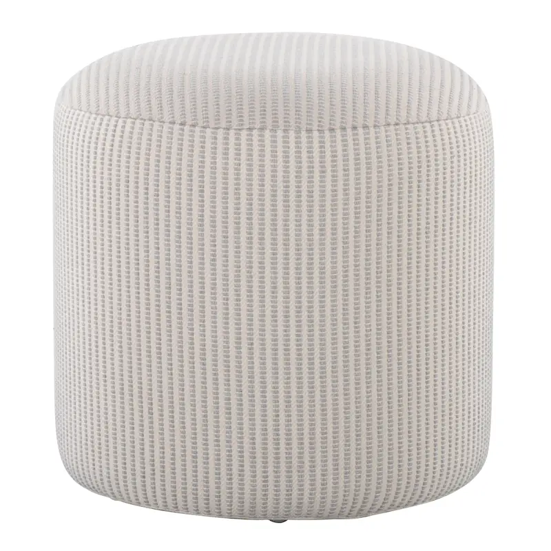 16-Inch Round Soft Footstool
