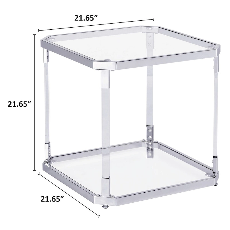 Glass Side Table