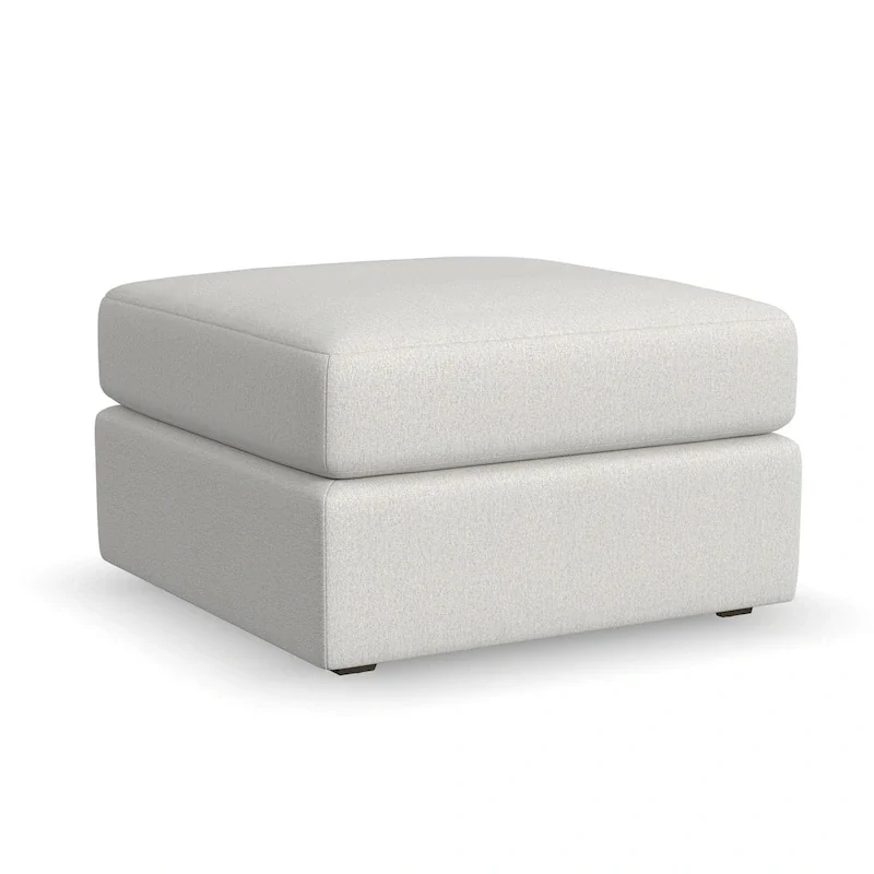 Flexsteel Fabric Ottoman in Light Tan