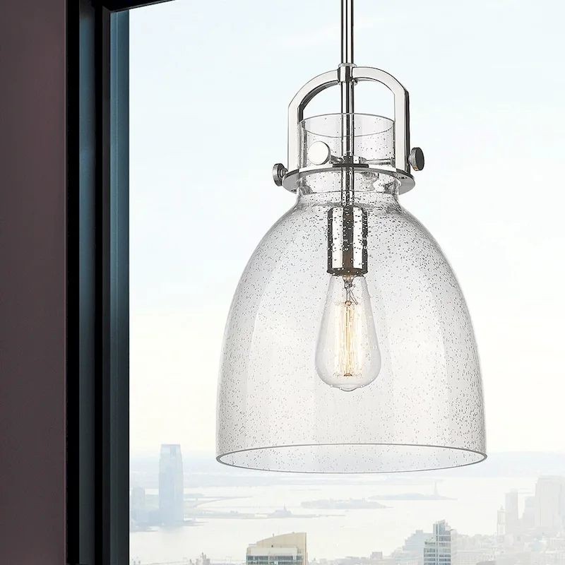 Innovations Lighting Newton Bell - 1 Light 10  Stem Hung Pendant
