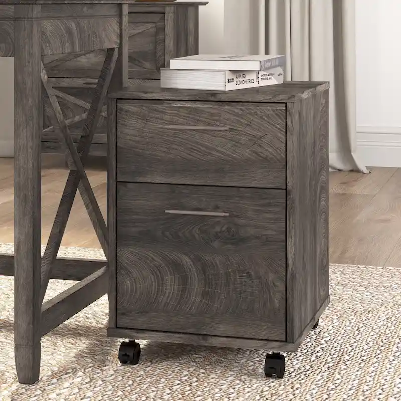 Key West 2 Drawer Mobile File Cabinet by Bush Furniture