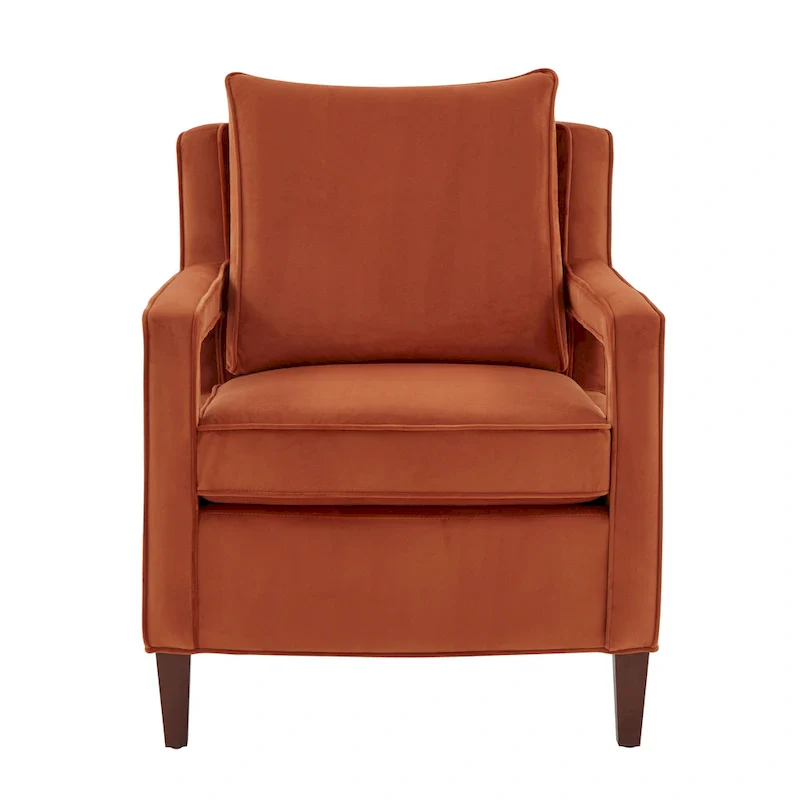 Quinn Velvet Accent Arm Chair by