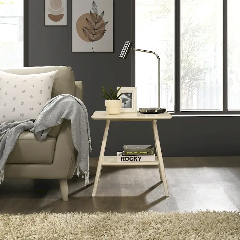 Mid-Century Modern Wood 3-Piece Coffee Table Set