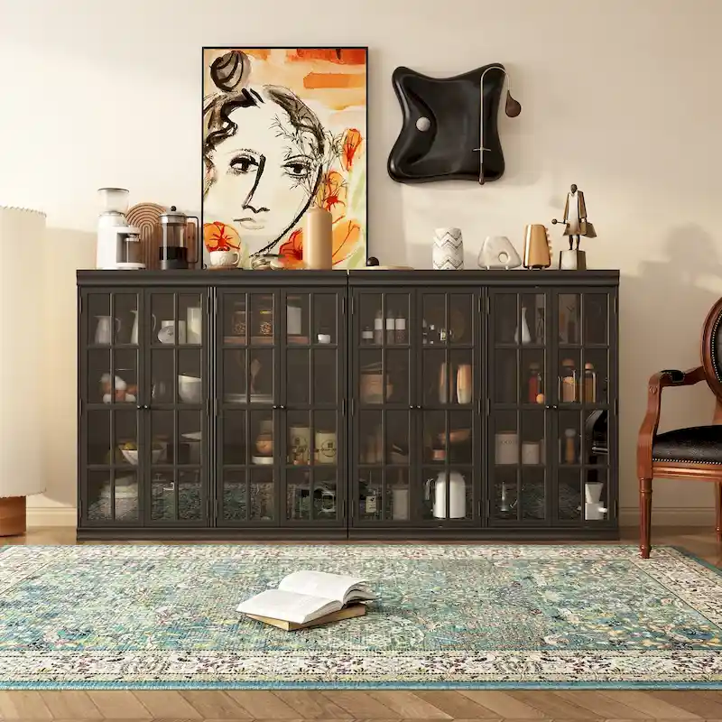 Stylish Storage Cabinet Buffet Sideboard Bookshelf Diplay Cabinet