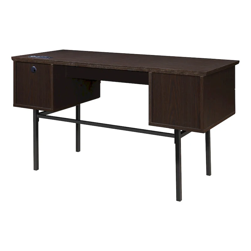 Jefferson Executive Desk with Power