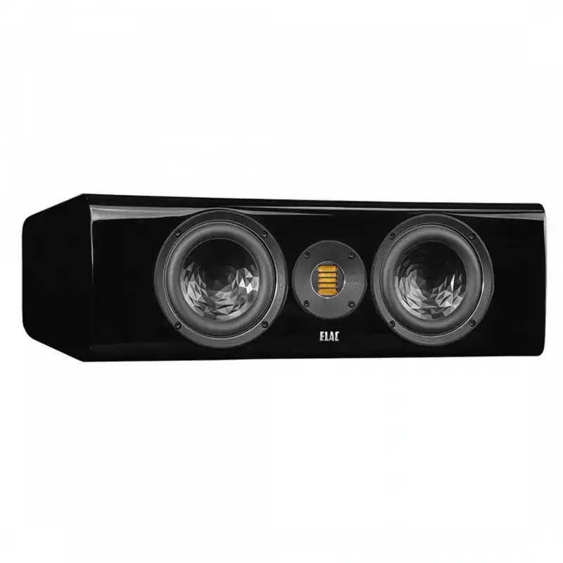 Elac VCC401.2-GB - 6 2.5-Way Center Speaker - Gloss Black, Sold Individually