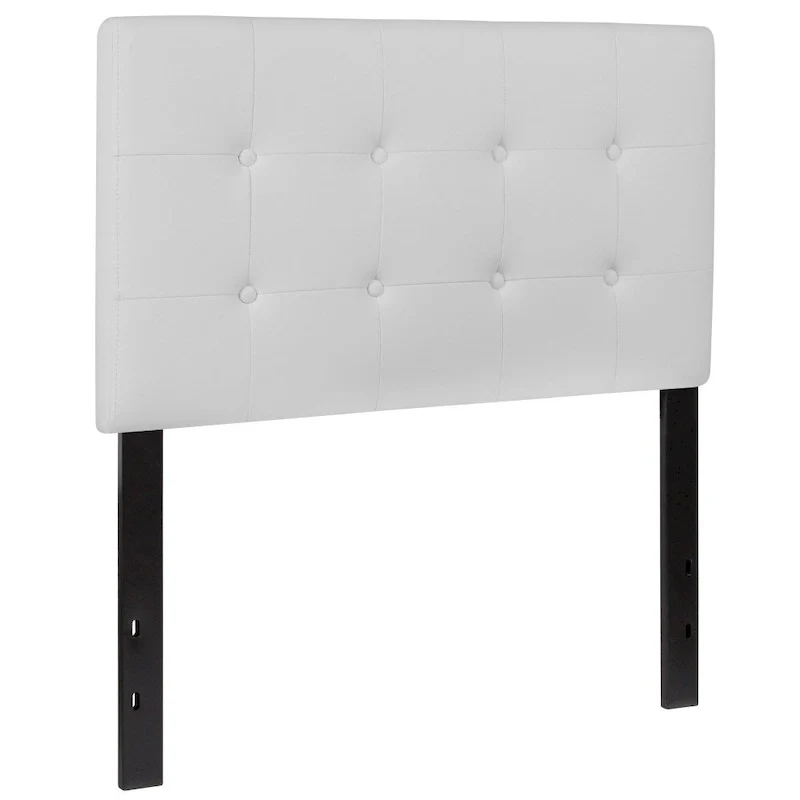 Button Tufted Upholstered Headboard