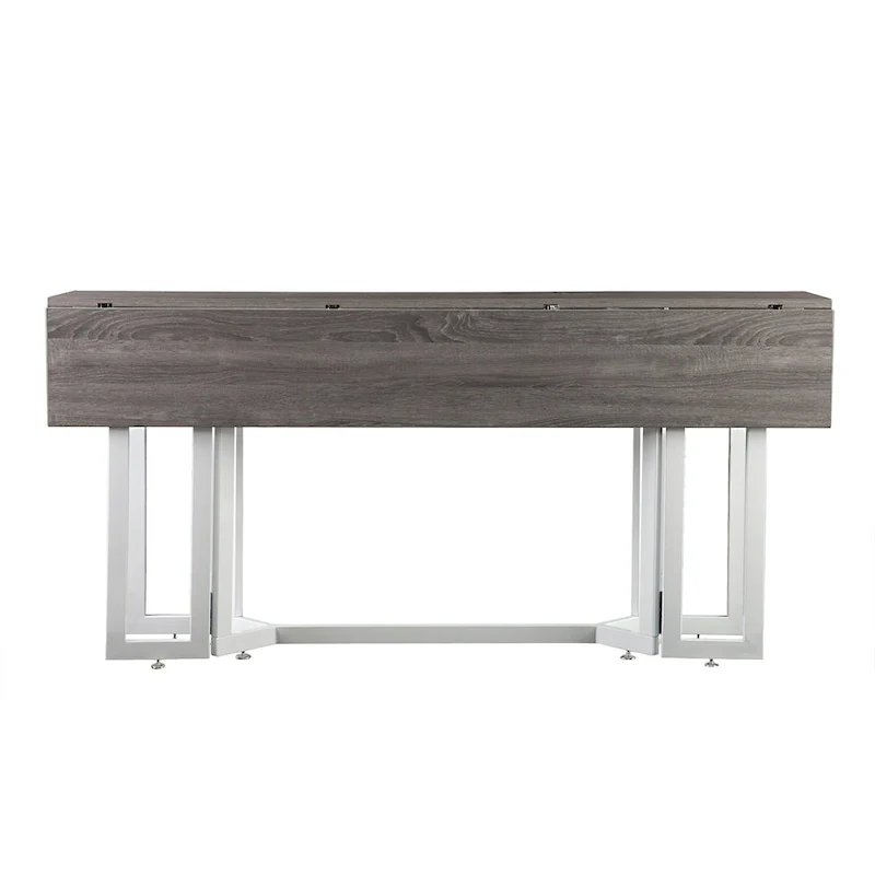 SEI Furniture Driness Grey Drop Leaf Table