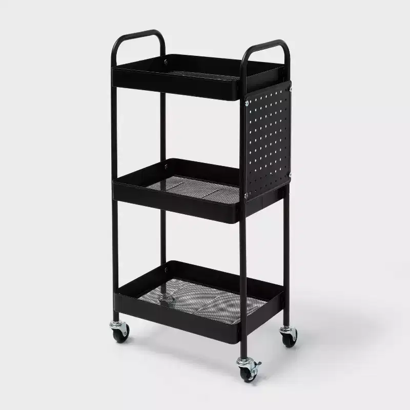 3 Tier Pegboard Cart - Brightroom