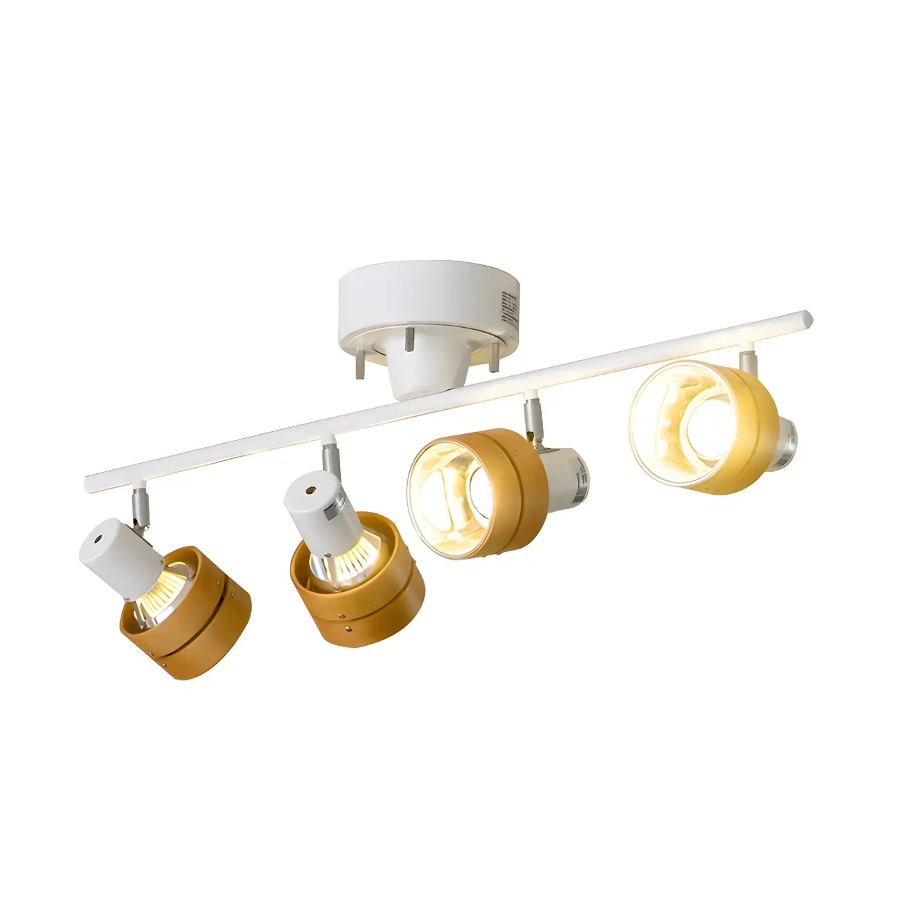 4-Light Modern Dimmable LED Track Light with Adjustable Head
